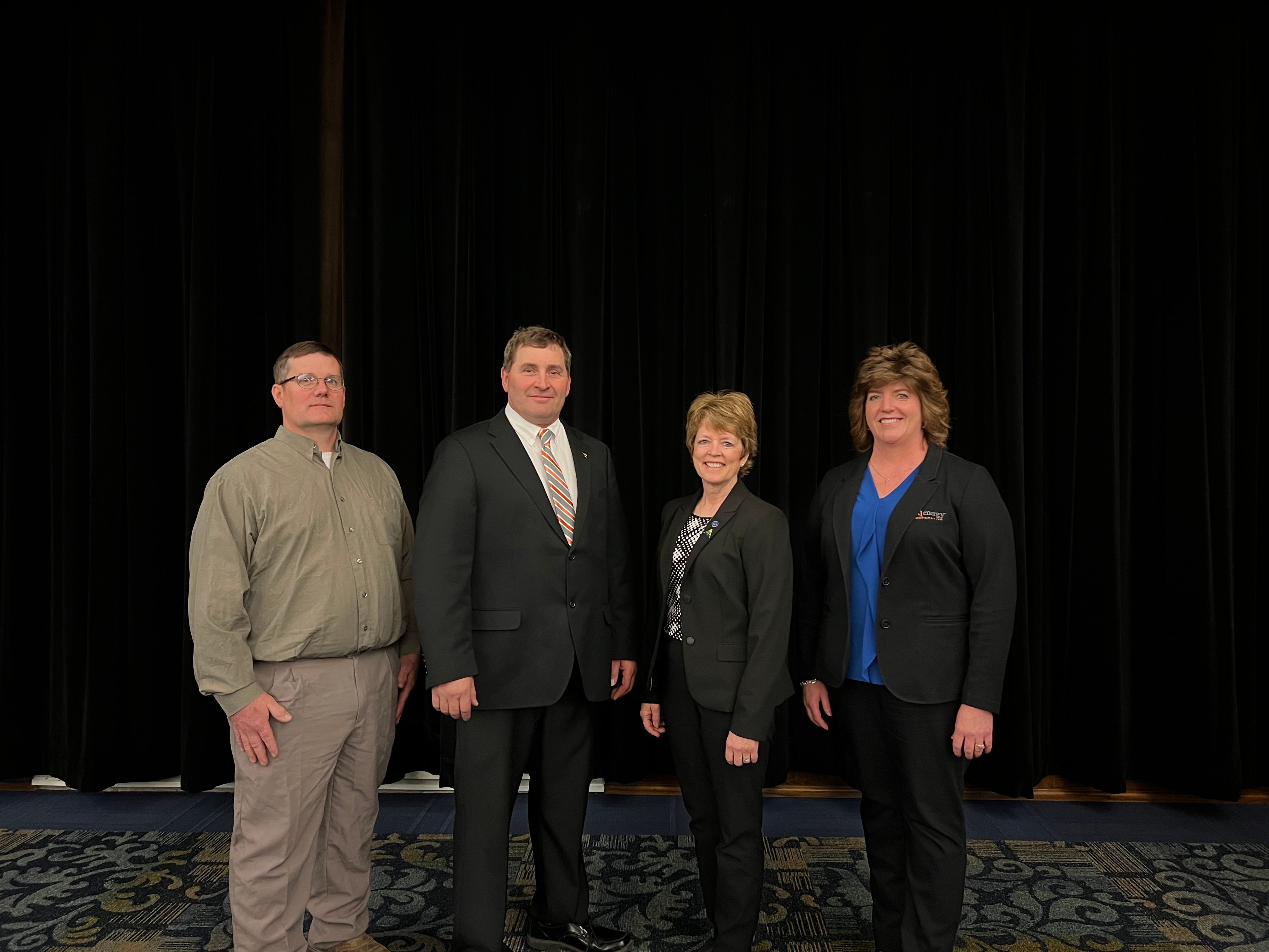 pic of board directors Kyle H, Carl R, Beth O, Jenny S