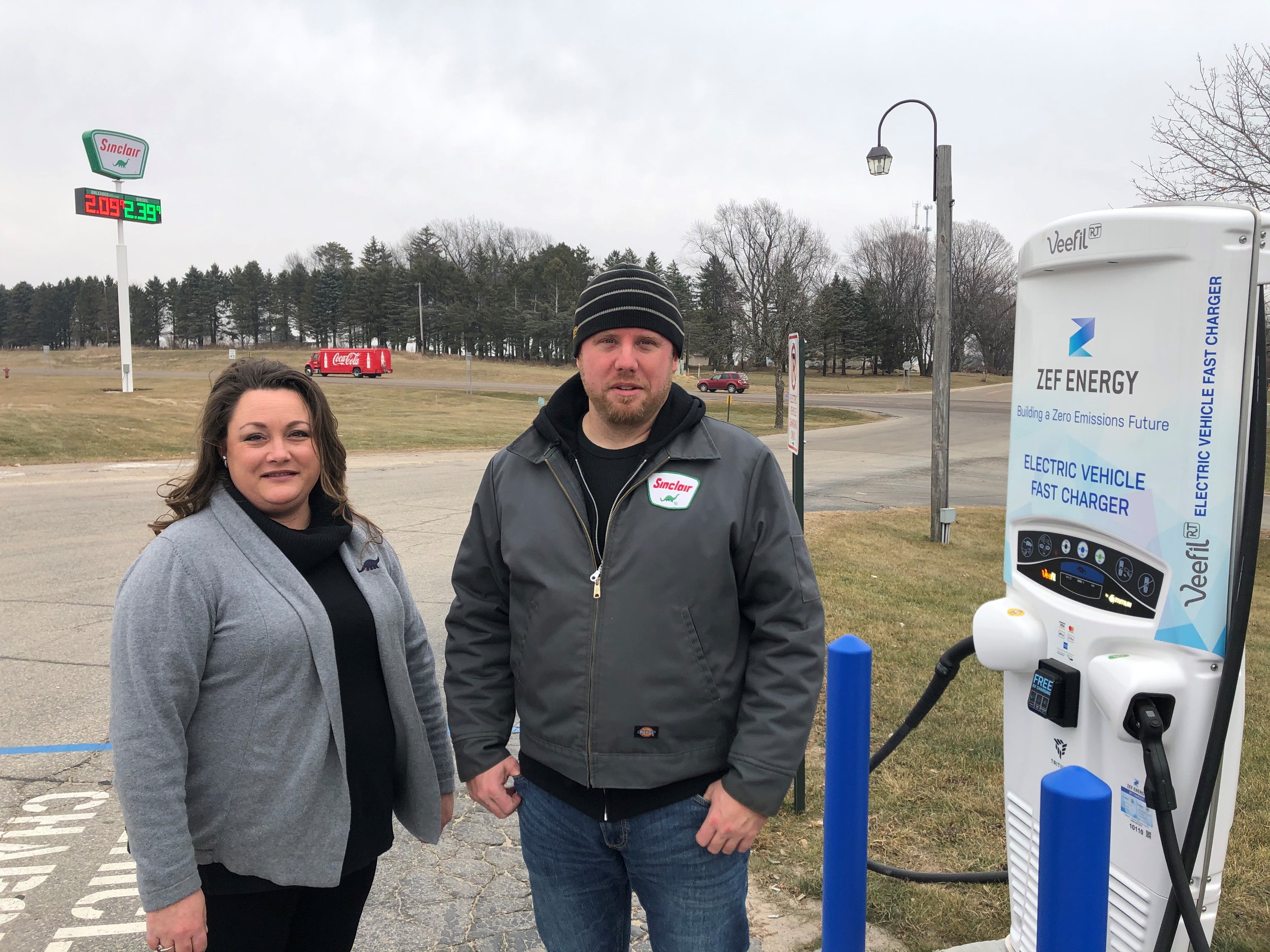 owners of whitewater travel plaza by charging station